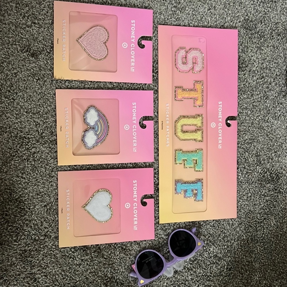 Stoney Clover Lane x Target Patches & Sunglasses BUNDLE